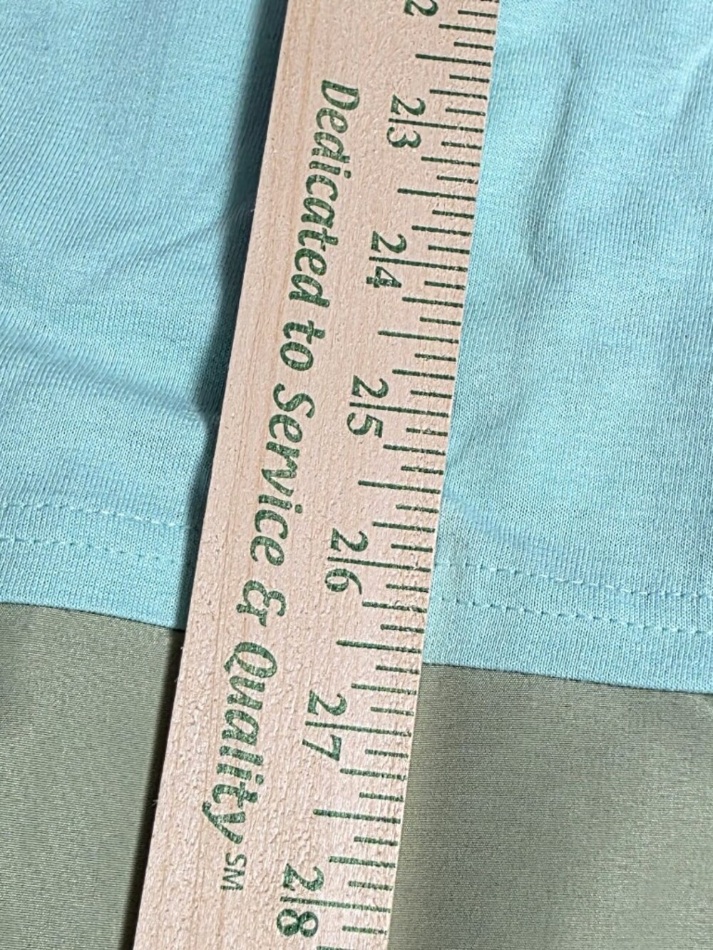 Hanes Mint Green Hoosiers Long Sleeve Tee with Pink & Purple Butterfly Graphic - Picture 5 of 6